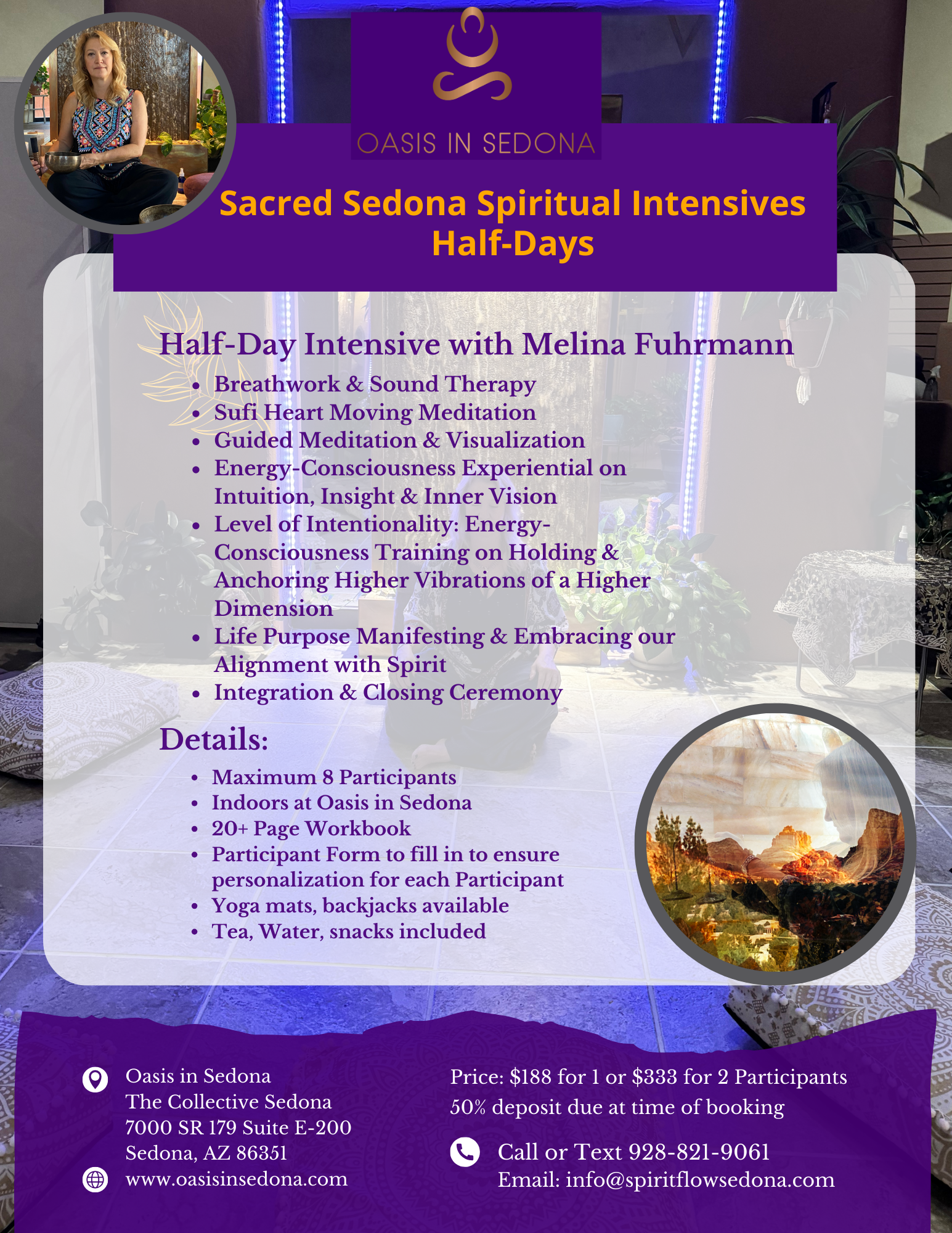 Sacred Sedona Spiritual Intensives Sedona retreat