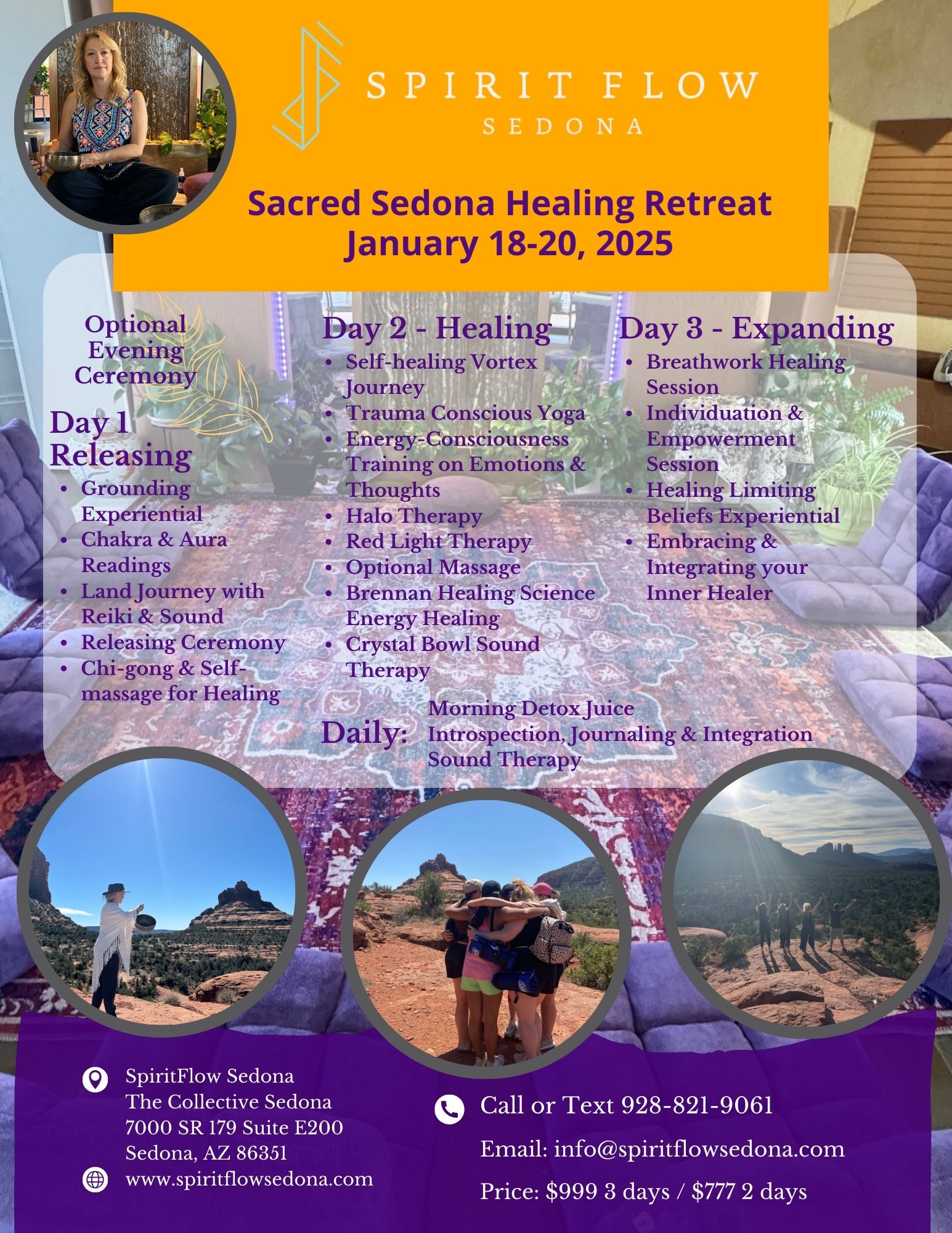Sacred Sedona Healing Retreats 2025 Sedona retreat January 2025